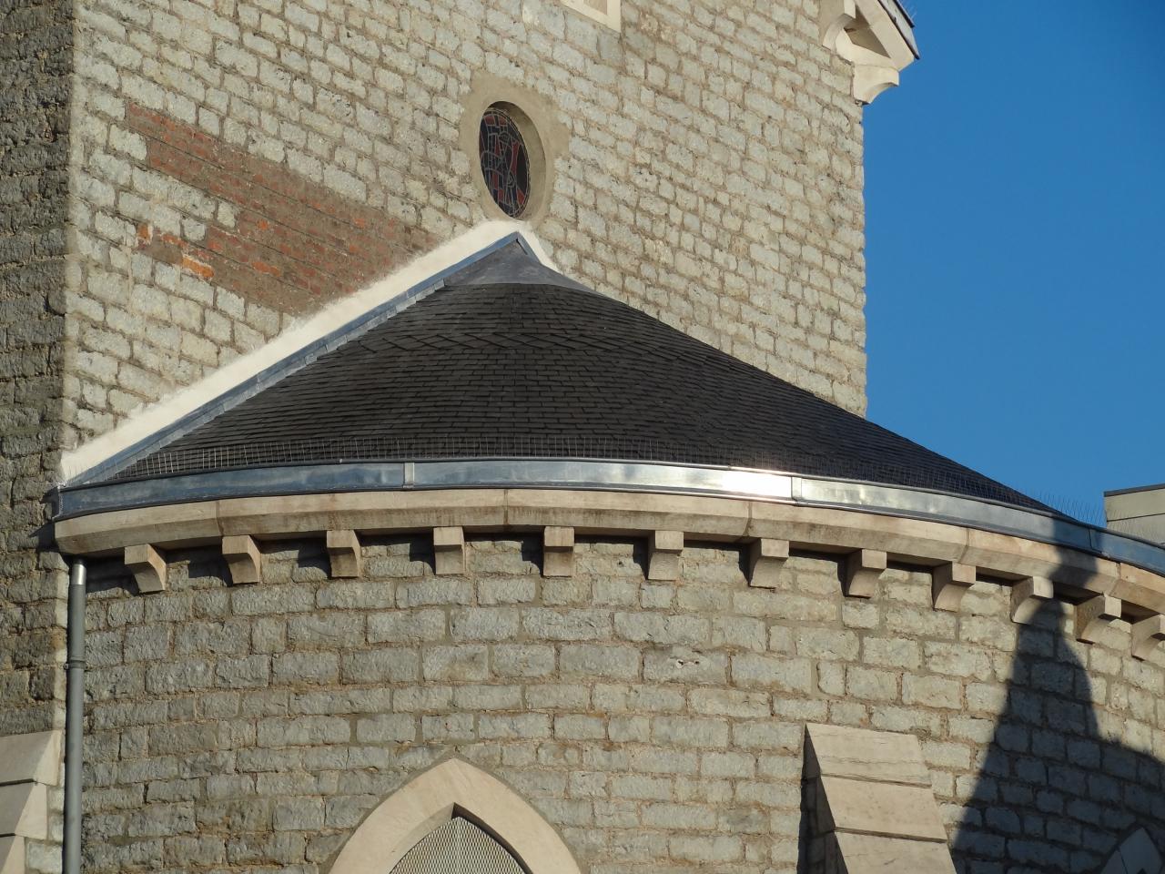 Abside de l'Église Notre Dame à Montceau les mines